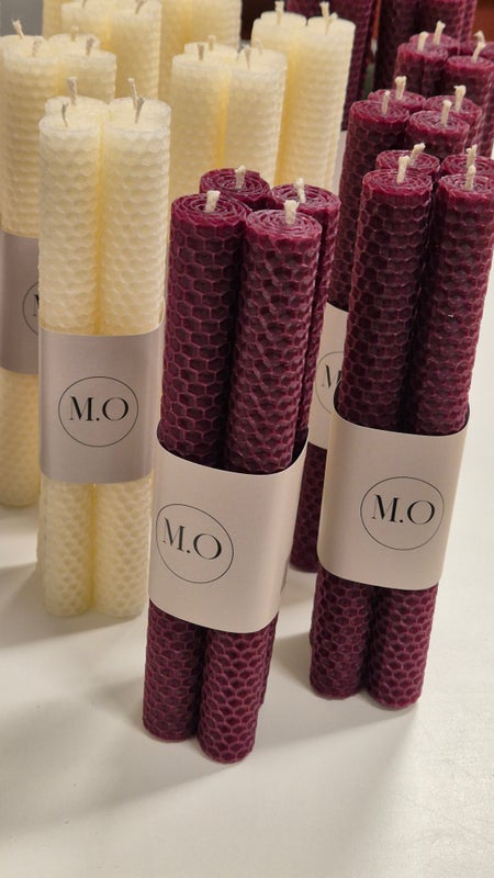 Mehil&auml;isvahakynttil&auml;t 4kpl viini